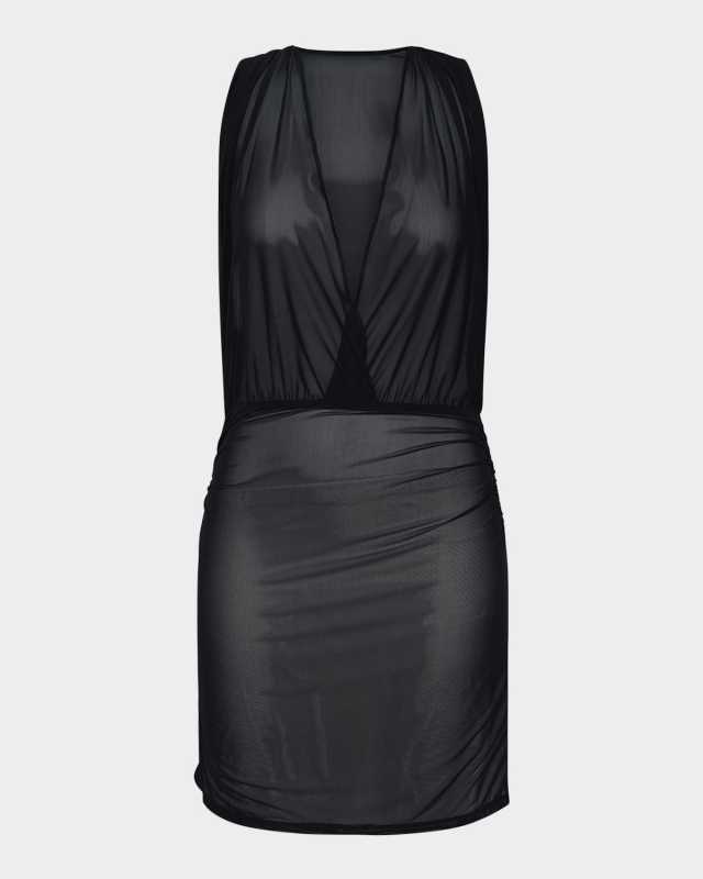 Maximal Mesh Mini Dress